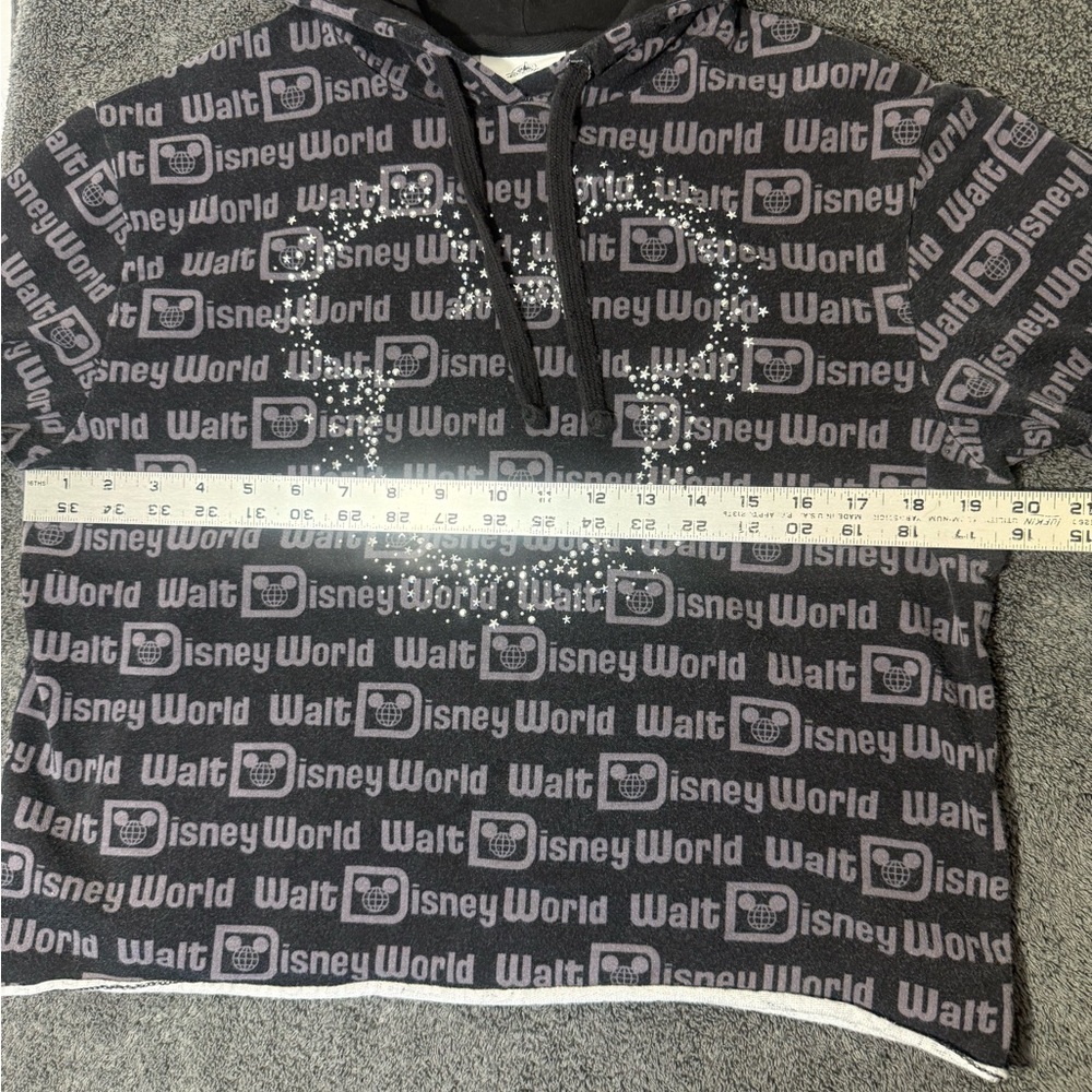 Disney World Black and Gray Hoodie - Picture 3 of 4